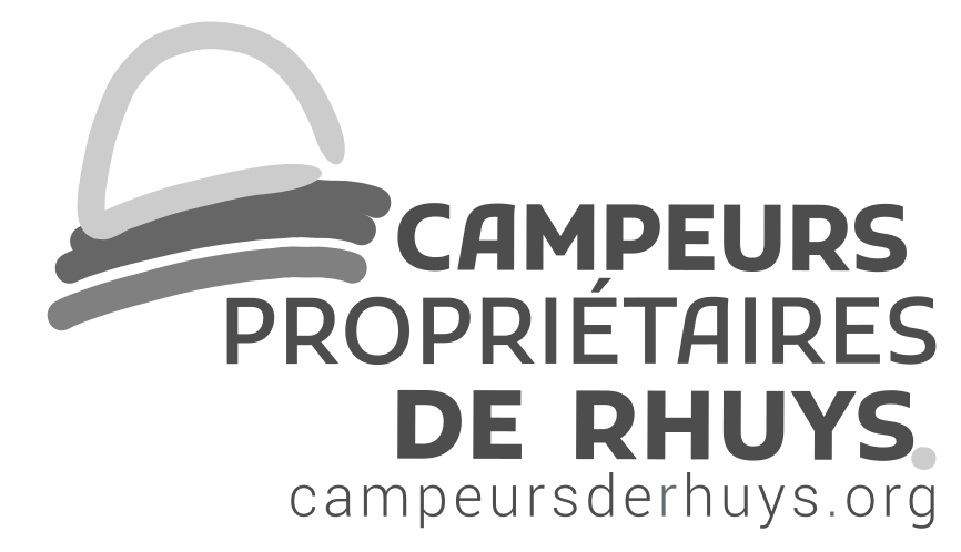 Logo en niveaux de gris - Campeurs de Rhuys Logo en niveaux de gris - Campeurs de Rhuys