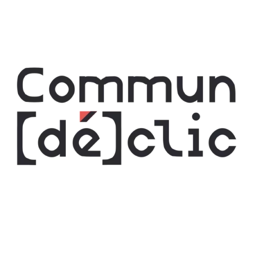 Logo bichrome - Commun [dé]clic