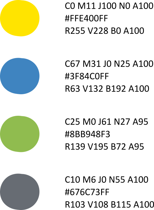 Palette de couleurs - Campeurs de Rhuys