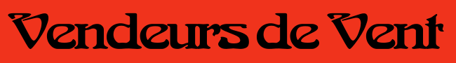 Logo noir et orange - Vendeurs de Vent