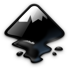 Logo Inkscape, logiciel libre en graphisme et web