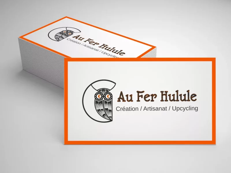 Mise en situation du logotype - Au Fer Hulule