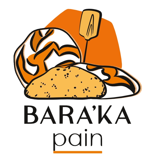 Logo version verticale BARA'KA pain